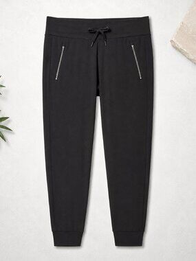 Athleta Trekkie North Jogger Pants Black 10 Tall Women's